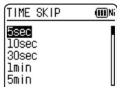 PANASONIC RR-XS400 - Press +,- to select the time and press [OK] to enter. - 1