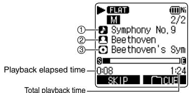 PANASONIC RR-XS400 - Select the file and press [OK]. - 1