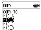 PANASONIC RR-XS400 - Copying file - 2