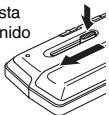 PANASONIC RR-XS410 - Inserción de la pila - 2