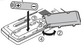 Diagram of a device's internal components with numbered parts and directional arrows indicating assembly or operation.