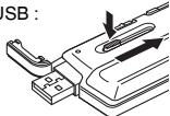 PANASONIC RR-XS410 - Insérer la pile - 3