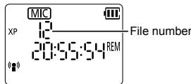 PANASONIC RR-XS350E - Select a file - 1