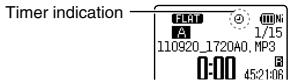 PANASONIC RR-XS400E-S, RR XS400 - - Checking the timer condition or execution state - 1