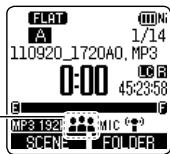 PANASONIC RR-XS400E-S, RR XS400 - Selecting the recording scene - 2