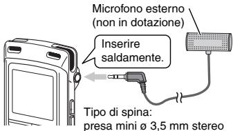 PANASONIC RR-XS400E-S,  RR XS400 - Registrazione mediante un microfono esterno - 1