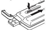 PANASONIC RR-XS400E-S, RR XS400 - Take out the USB plug. - 2