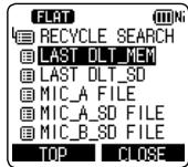 PANASONIC RR-XS400E-S, RR XS400 - File search - 3