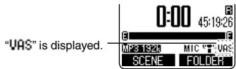 PANASONIC RR-XS400E-S, RR XS400 - Preventing unnecessary recording (VAS) - 1