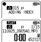 PANASONIC RR-XS400E-S, RR XS400 - Adding index - 1