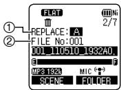 PANASONIC RR-XS400E-S, RR XS400 - Returning files in the recycle bin to the original folder - 1