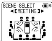 PANASONIC RR-XS400E-S, RR XS400 - Changing recording scene settings - 1