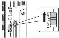 PANASONIC RR-XS400E-S, RR XS400 - Recording by connecting an external microphone - 1