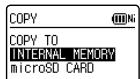 PANASONIC RR-XS400E-S, RR XS400 - Copying file - 1