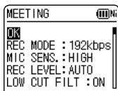 PANASONIC RR-XS400E-S, RR XS400 - Changing recording scene settings - 3