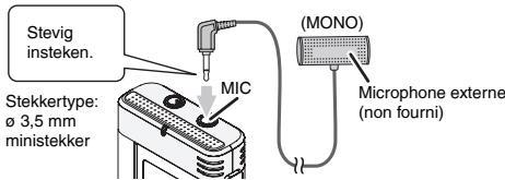 PANASONIC RR-US511 - Opnemen met een exter microfoon - 1