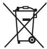 PANASONIC RR-US511 - Informations relatives à l'évacuation des déchets, destinées aux utilisateurs d'appareils électriques et électroniques (appareils ménagers domestiques) - 1