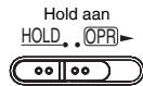 PANASONIC RR-US511 - Hold in-/uitschakelen - 1