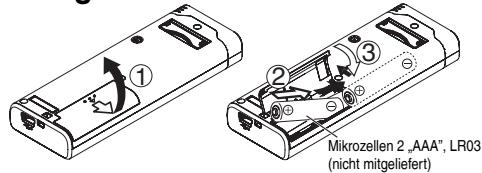 PANASONIC RR-US511 - Einlagen der Batterlen - 1
