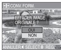 PANASONIC LUMIX DMC-FX07 - Appuyez sur ▲/▼ pour sélectionner [OUI] ou [NON], puis appuyez sur [MENU/SET]. - 1