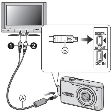 PANASONIC LUMIX DMC-FX07 - Visualisation des images sur un téléviseur - 2