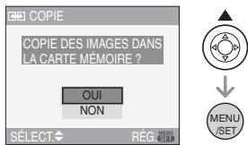 PANASONIC LUMIX DMC-FX07 - Appuyez sur ▲ pour sélectionner [OUI], puis appuyez sur [MENU/SET]. - 1