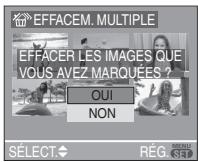 PANASONIC LUMIX DMC-FX07 - Appuyez sur ▲ pour sélectionner [OUI], puis appuyez sur [MENU/SET]. - 1