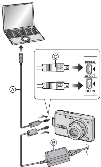 PANASONIC LUMIX DMC-FX07 - Connexion à un ordinateur - 2
