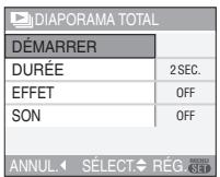 PANASONIC LUMIX DMC-FX07 - Appuyez sur ▲ pour sélectionner [DÉMARRER], puis appuyez sur [MENU/SET]. - 1