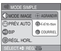 PANASONIC LUMIX DMC-FX07 - ■ Configuration du menu de base - 1