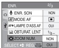 PANASONIC LUMIX DMC-FX07 - Appuyez sur ▼ pour sélectionner [OUI] et puis appuyez sur [MENU/SET]. - 1