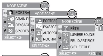 PANASONIC LUMIX DMC-FX07 - - À propos des éléments de l'écran de menu - 1