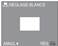 PANASONIC LUMIX DMC-FX07 - ■ Réglage manuel de l'équilibre des blancs [SET] - 1