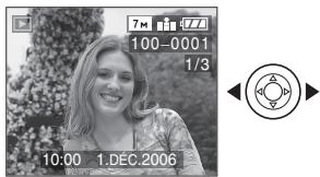 PANASONIC LUMIX DMC-FX07 - Sélectionnez l'image avec ◀/►. - 1