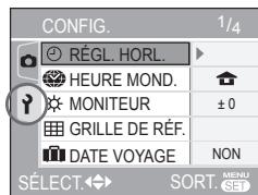 PANASONIC LUMIX DMC-TZ3 - ■Rendre l'appareil photo plus pratique (menu CONFIG.) (P.18) - 1