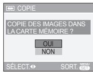 PANASONIC LUMIX DMC-TZ3 - Selectionnez 'OUI' (l'écran illustré est un exemple) - 2