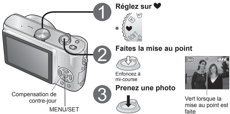 PANASONIC LUMIX DMC-TZ3 - Pour rétablit le rapport de zoom tel qu'il était à la mise hors tension de l'appareil REPRISE ZOOM' (P.18) - 1