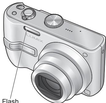 PANASONIC LUMIX DMC-TZ3 - Prendre des photos avec le flash - 1