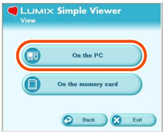 PANASONIC LUMIX DMC-FX9EG - Selezionare una qualunque locazione in cui siano state salvate delle immagini. - 1
