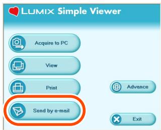PANASONIC LUMIX DMC-FX9EG - Selezionare [Send by e-mail]. - 1