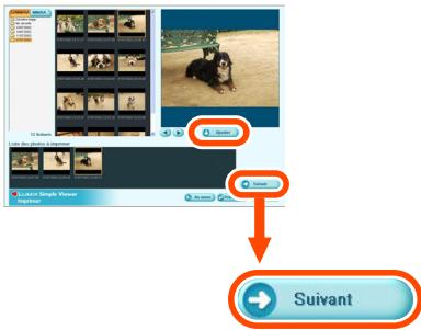 PANASONIC LUMIX DMC-FX9EG - Cliquez sur [↓Ajouter] et puis sur [→Suivant]. - 1