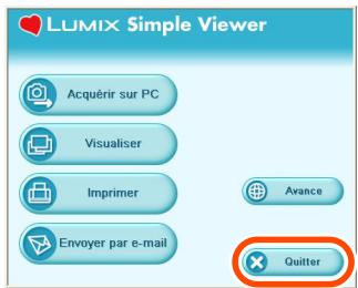 PANASONIC LUMIX DMC-FX9EG - Cliquez sur [☒ Quitter]. - 1
