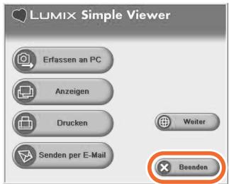 PANASONIC LUMIX DMC-FX9EG - Klicken Sie auf [☒ Beenden]. - 1