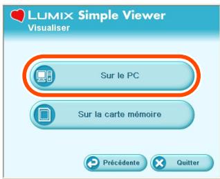 PANASONIC LUMIX DMC-FX9EG - Sélectionnez l'un des emplacements où sont enregistrées les images. - 1