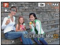 PANASONIC LUMIX DMC-FZ28 - Amenez le sujet dans le cadre du suivi MPA, et appuyez sur [AF/AE LOCK] pour verrouiller le sujet - 1