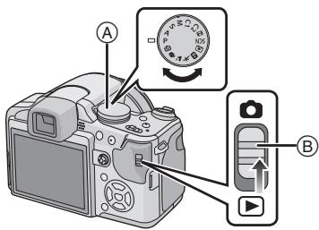 PANASONIC LUMIX DMC-FZ28 - Réglez la molette de sélection du mode sur [P]. - 1