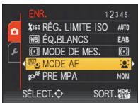 PANASONIC LUMIX DMC-FZ28 - Appuyez sur [MENU/SET] pour valider. - 1