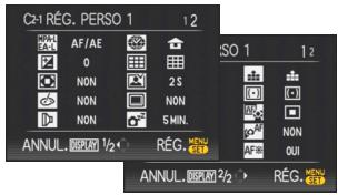 PANASONIC LUMIX DMC-FZ28 - Appuyez sur [MENU/SET] pour entrer les réglages. - 1