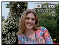 PANASONIC LUMIX DMC-FZ28 - Appuyez sur  pour selectionner l'image, puis appuyez sur  . - 1