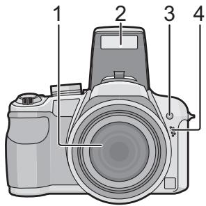 PANASONIC LUMIX DMC-FZ28 - Noms des composants - 1